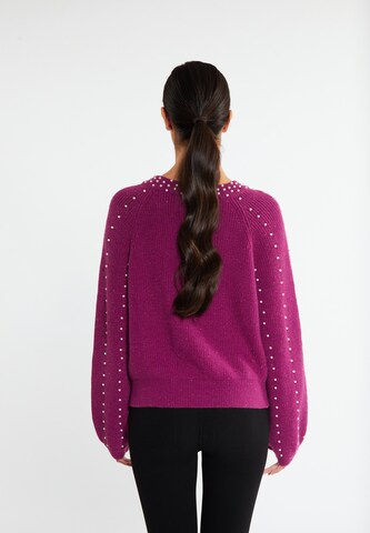 faina - Pullover em rosa