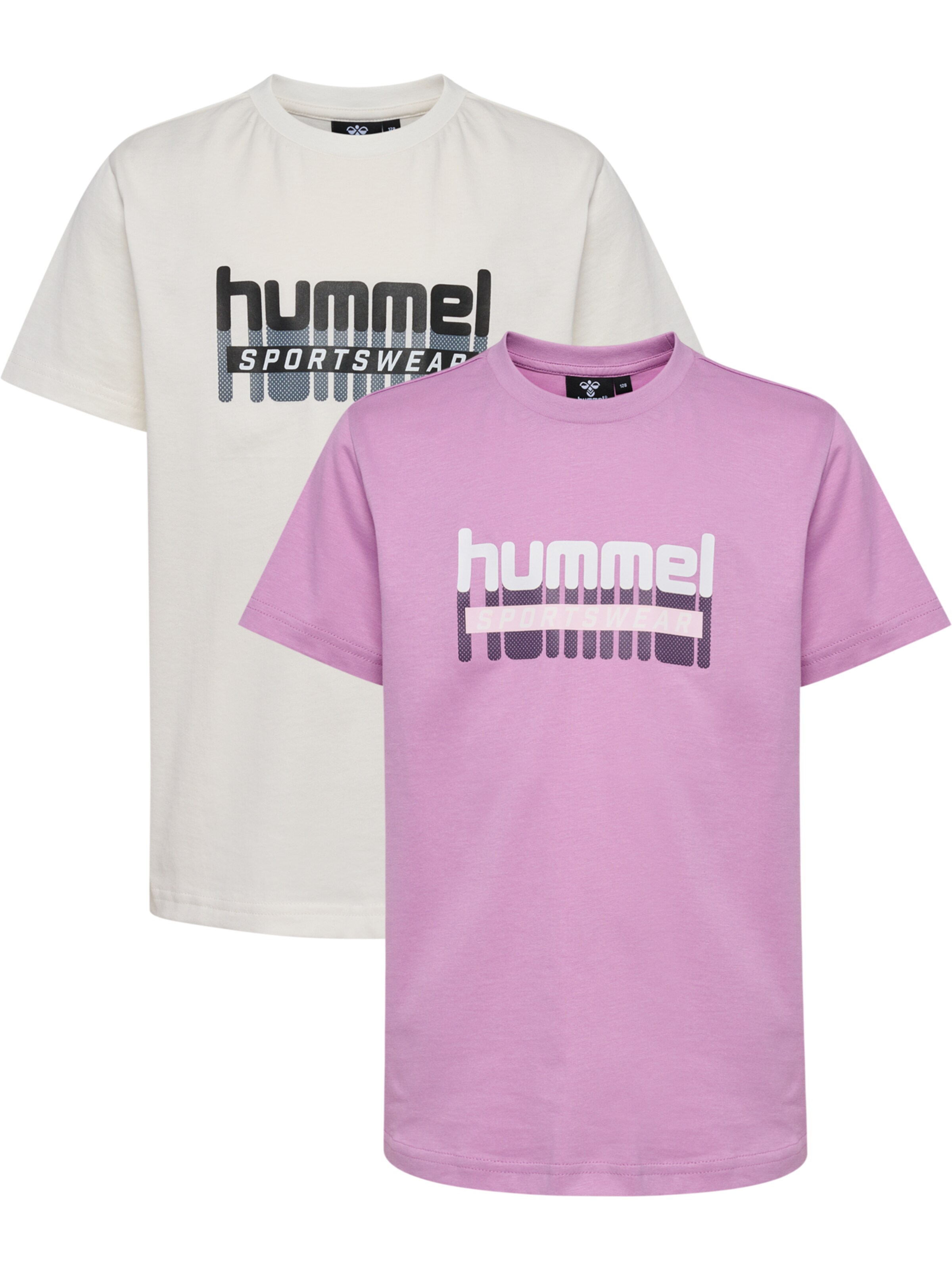 Hummel Shirt 'Tukas' in Grijs: voorkant