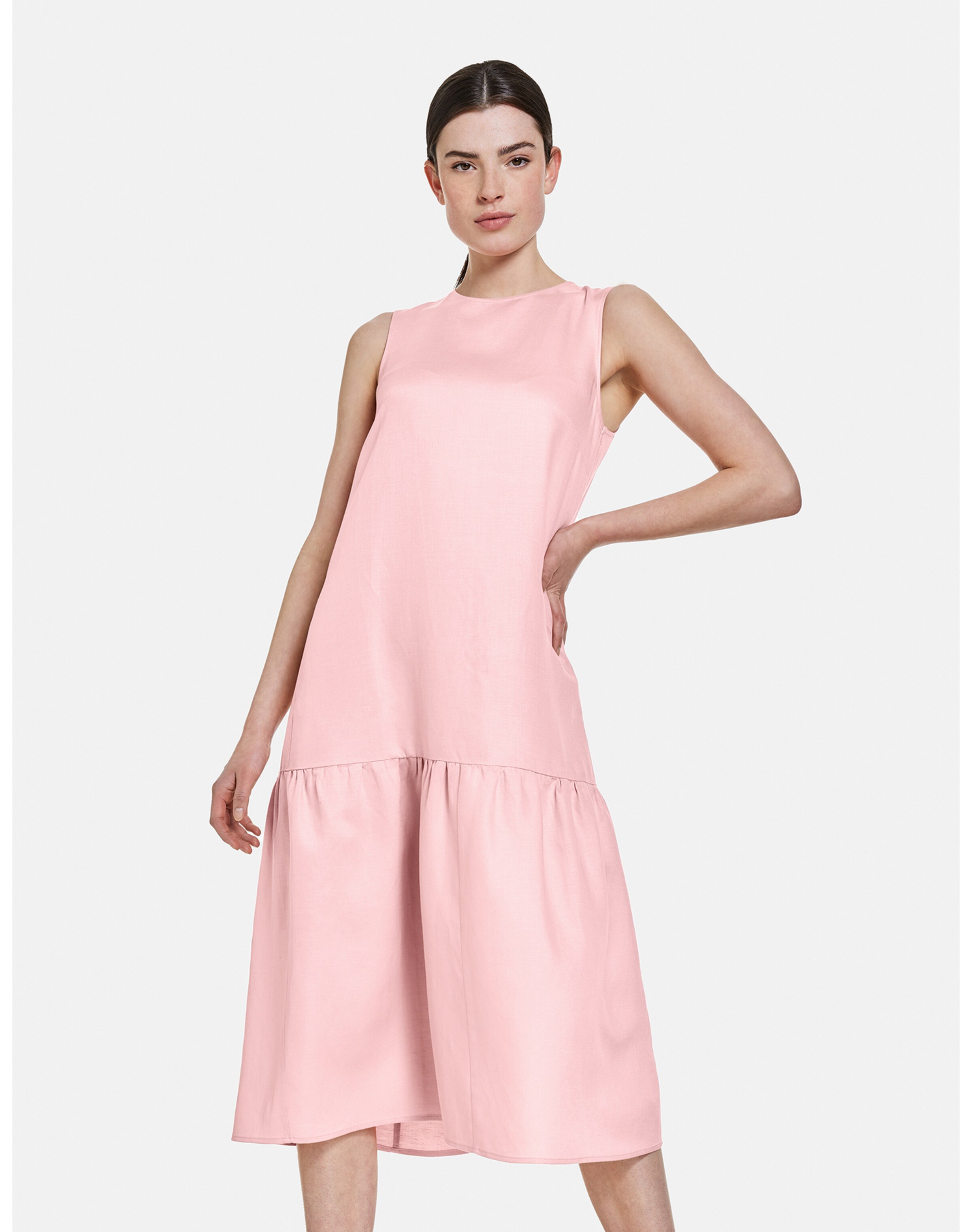 Frauen Große Größen TAIFUN Kleid in Rosa - DJ41155