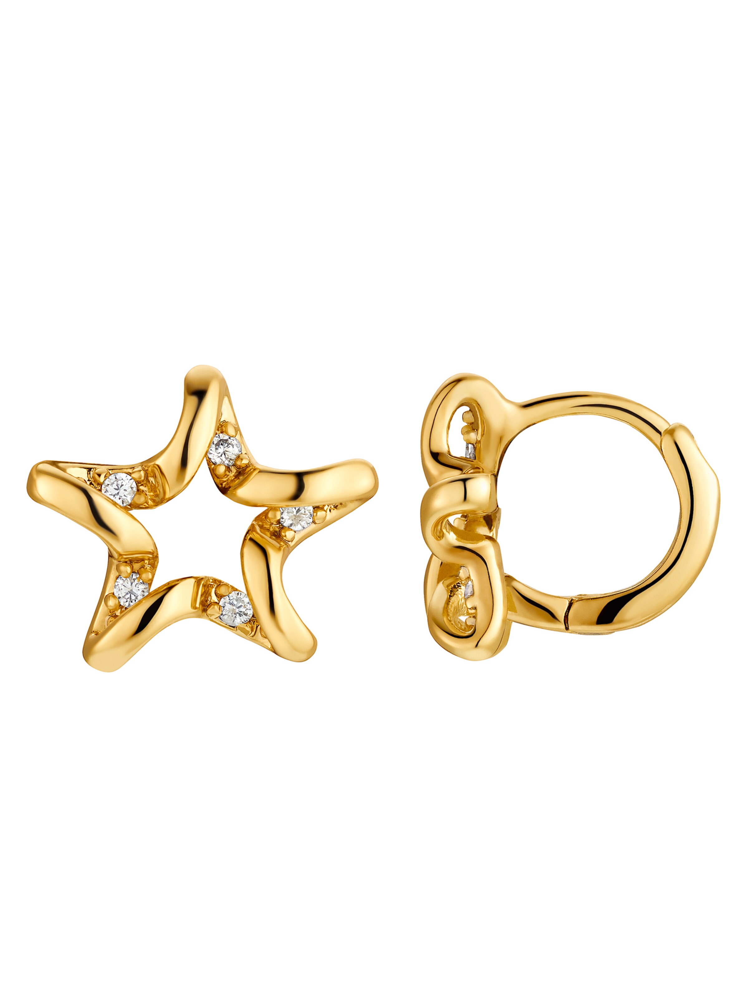 Boucles d'oreilles 'Amalia' Heideman en or