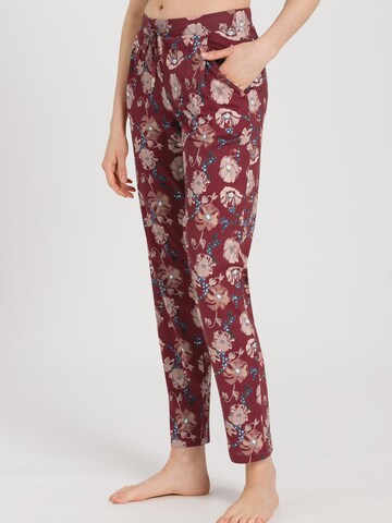 Pantalon de pyjama Hanro en rouge : devant