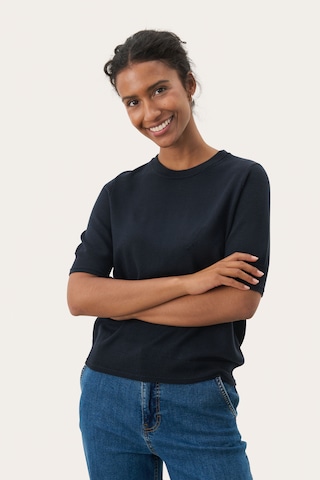 Pull-over 'Natanya' Part Two en bleu : devant