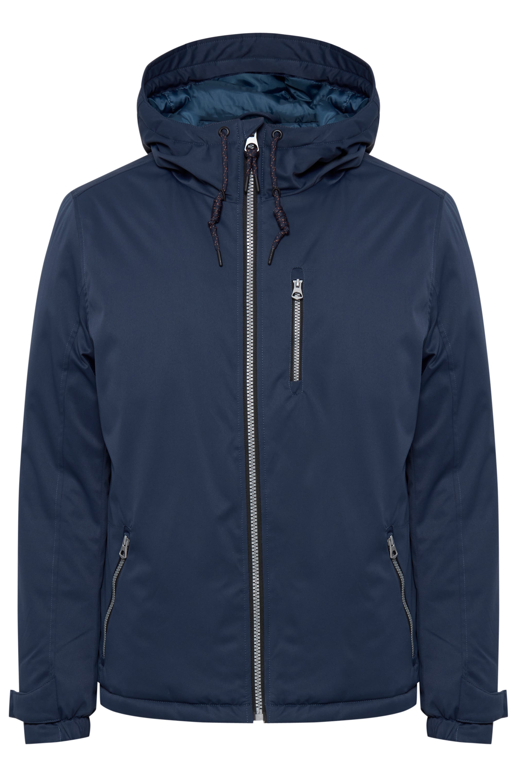 BLEND Winterjas 'Leto' in Blauw: voorkant