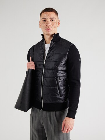 Karl Lagerfeld Gebreid vest in Zwart: voorkant