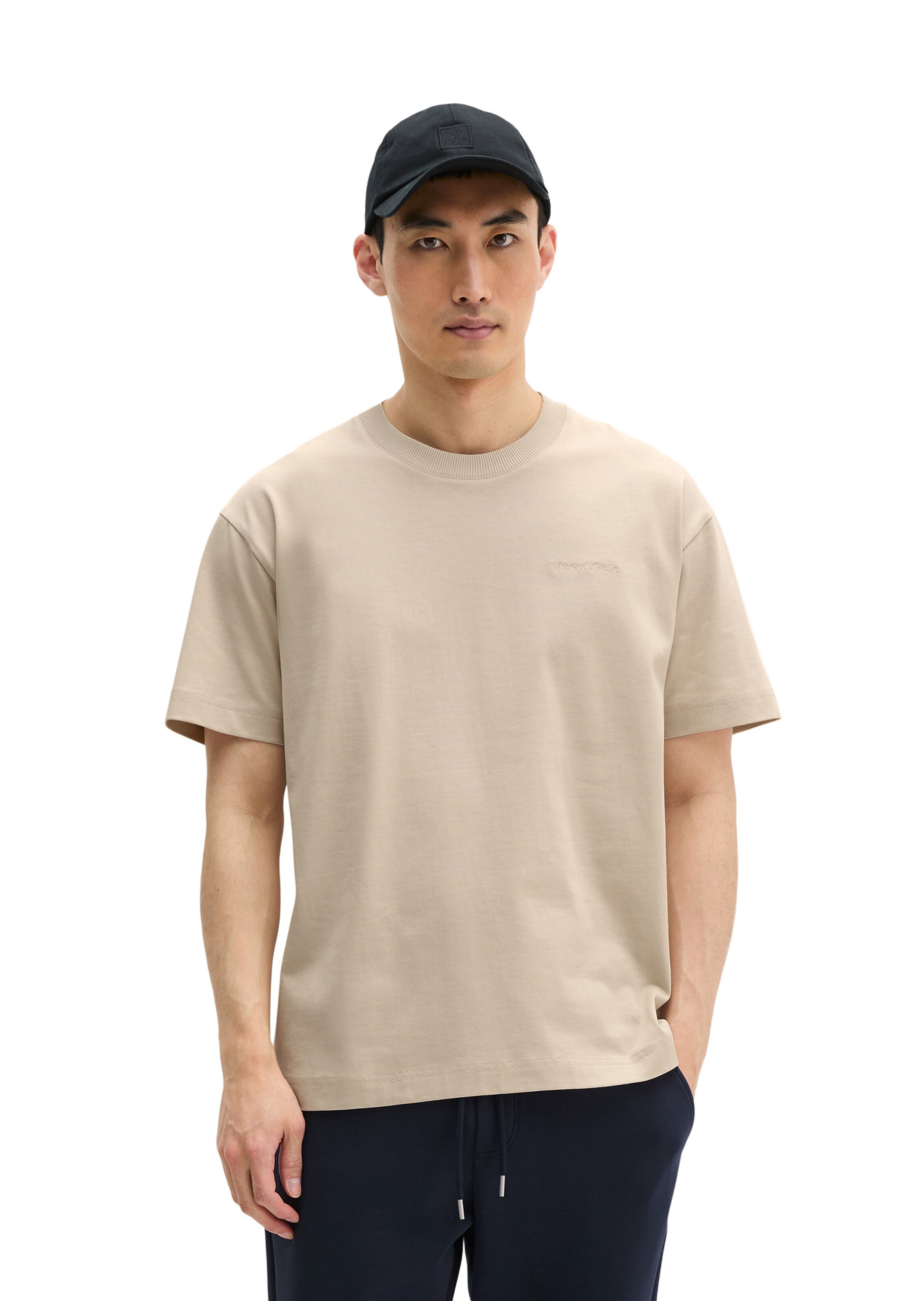 Marc O'Polo Shirt in Beige: voorkant