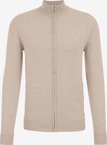 Vestes en maille WE Fashion en beige : devant