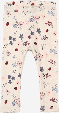 NAME IT Skinny Leggingsit 'NBFKAMELIA' värissä beige: etupuoli