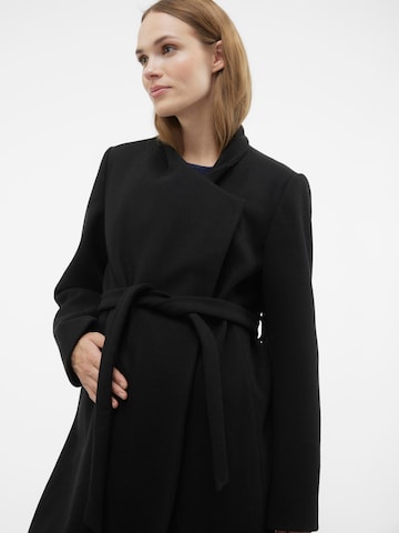 MAMALICIOUS Between-Seasons Coat 'Rox' in Black