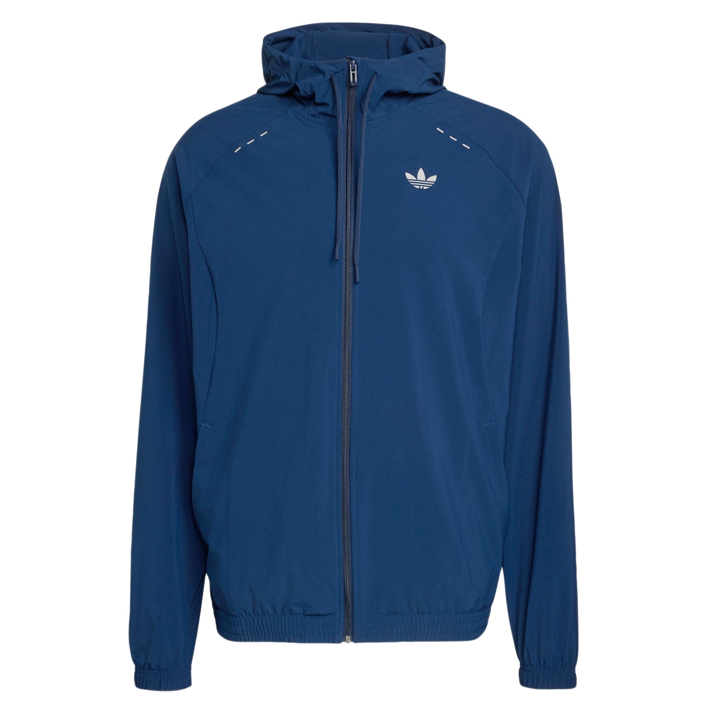 ADIDAS ORIGINALS - Casaco meia-estação 'Trefoil Essentials' em azul: frente