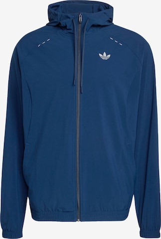 ADIDAS ORIGINALS Between-season jacket 'Trefoil Essentials' in Blue: front