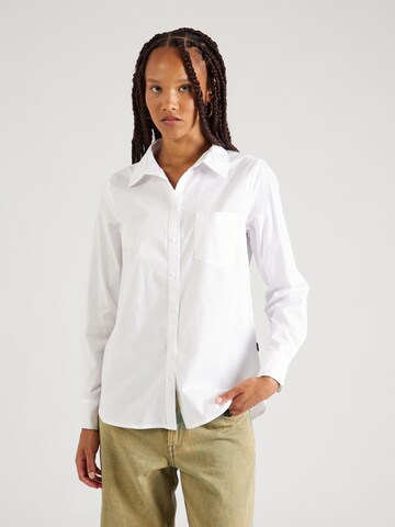 PULZ Jeans Blouse 'EVI' in White: front