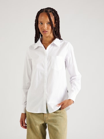 PULZ Jeans Blouse 'EVI' in White: front