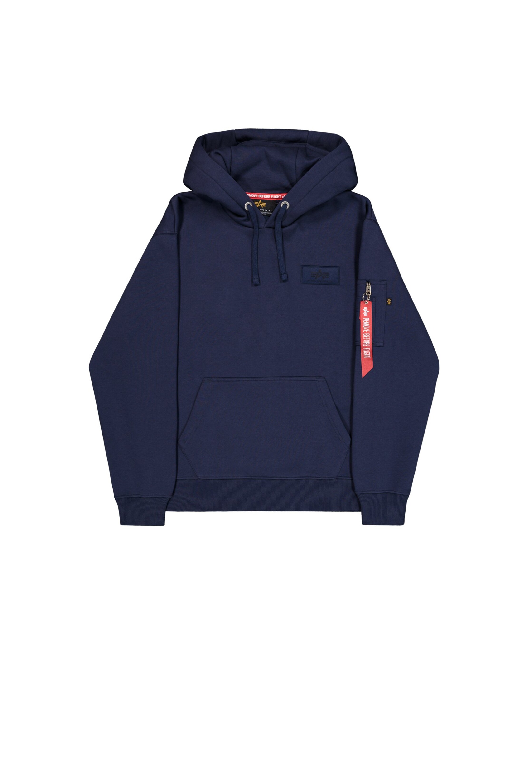 ALPHA INDUSTRIES Sweatshirt 'Mirror' in Blau: Vorderseite