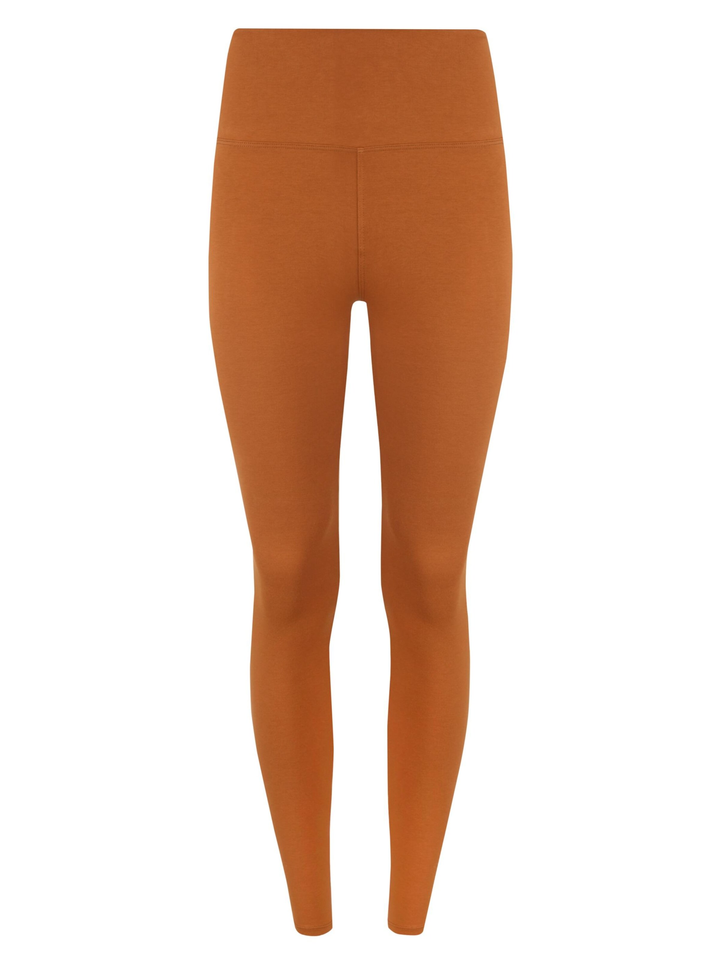 Evoni Leggings 'aus Baumwolle mit hohem Bund'‌‌‌ in Rot: Vorderseite