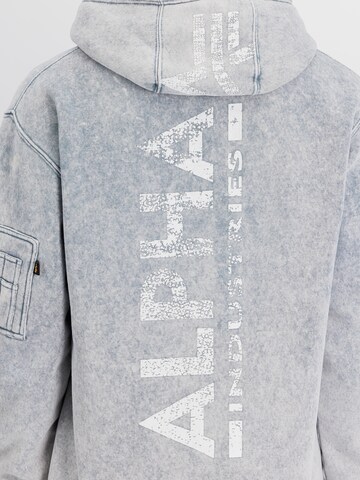 ALPHA INDUSTRIES Majica | siva barva