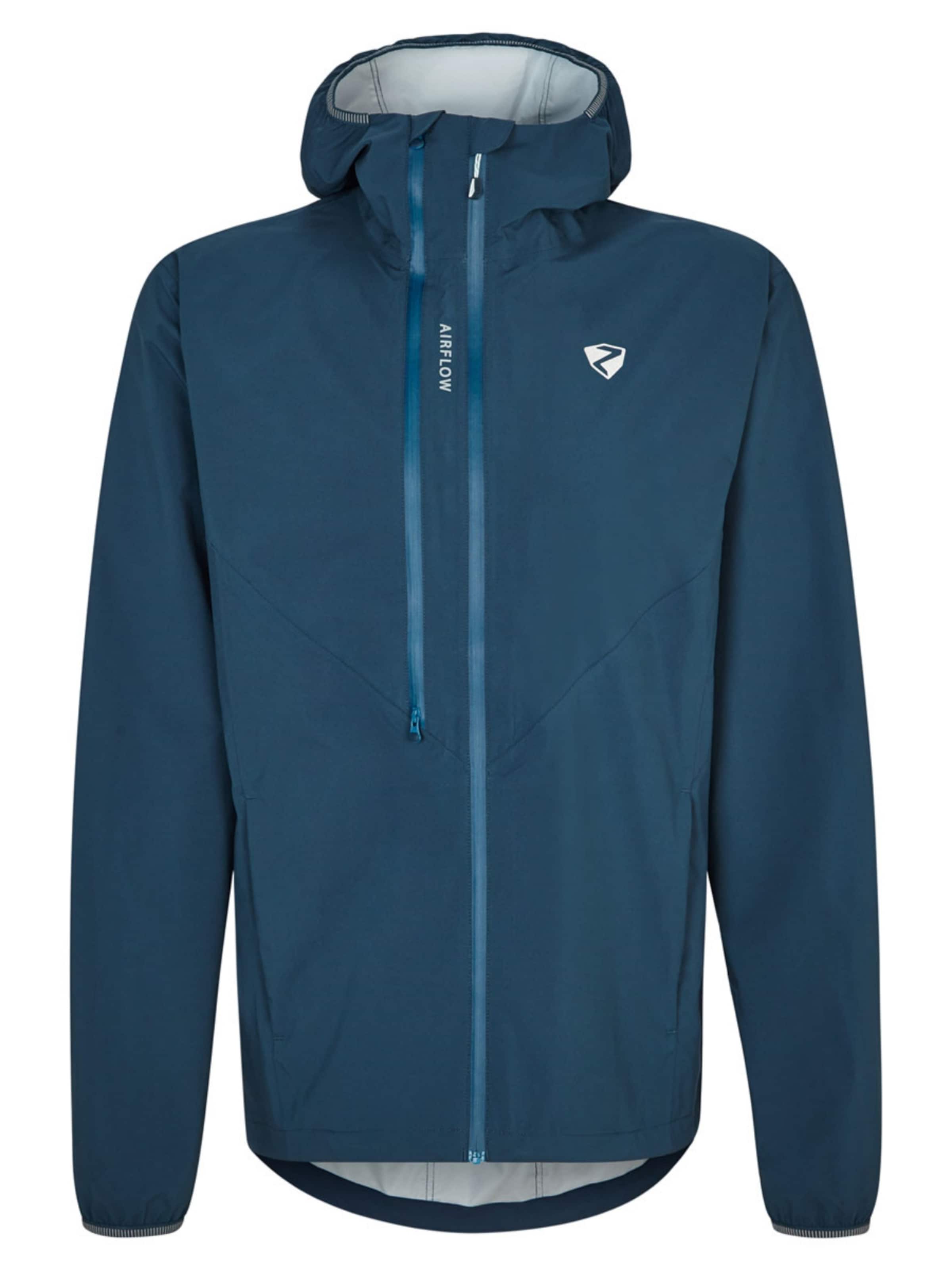 Giacca per outdoor 'NARON' di ZIENER in blu: frontale