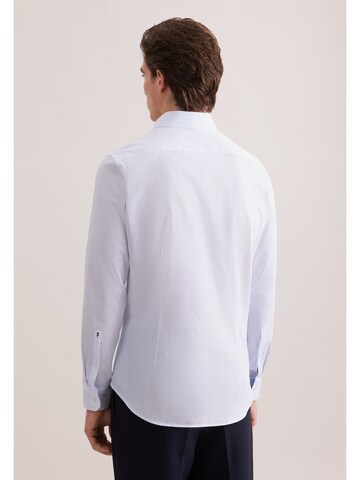 SEIDENSTICKER Regular Fit Hemd 'Schwarze Rose ' in Blau