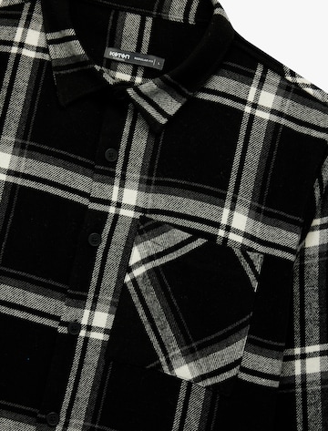 Koton Regular fit Button Up Shirt in Black