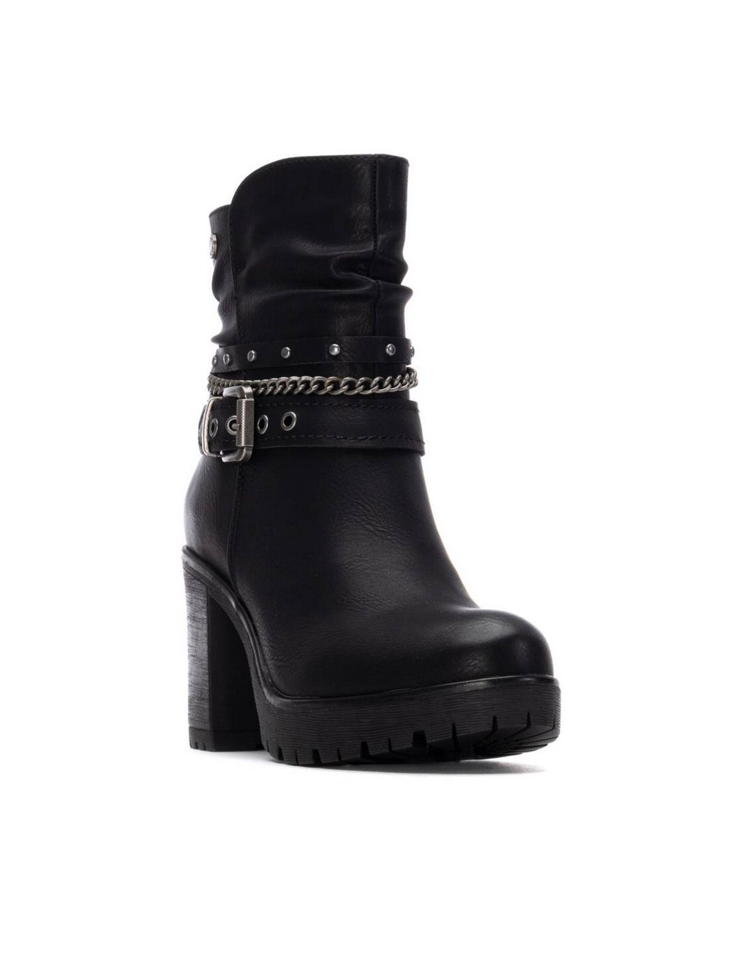 Stivale stringato 'Tronchetto Tacco- 172917' di Refresh in nero