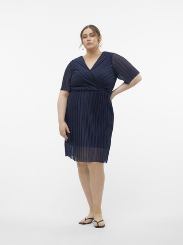 Vero Moda Curve Kleid 'MALONE' in Blau