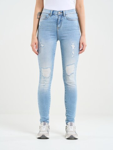 BIG STAR Skinny Jeans 'Adela' in Blauw: voorkant