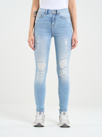 BIG STAR Skinny Jeans 'Adela' in Blauw: voorkant