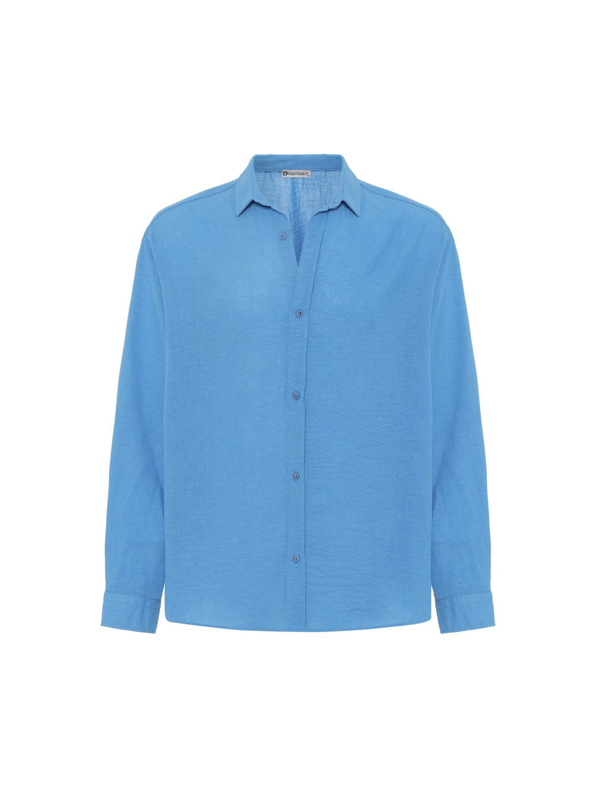 Fit confort Chemise Dandalo en bleu : devant