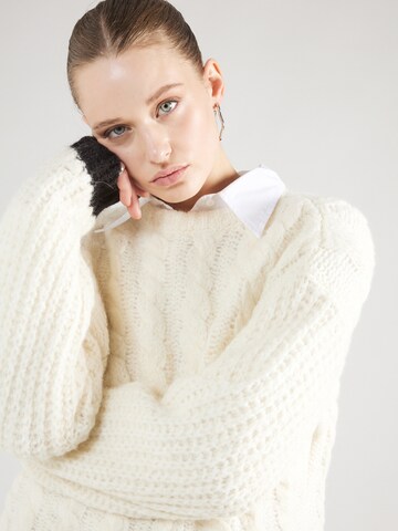 HUGO Sweater 'Scrovela' in White