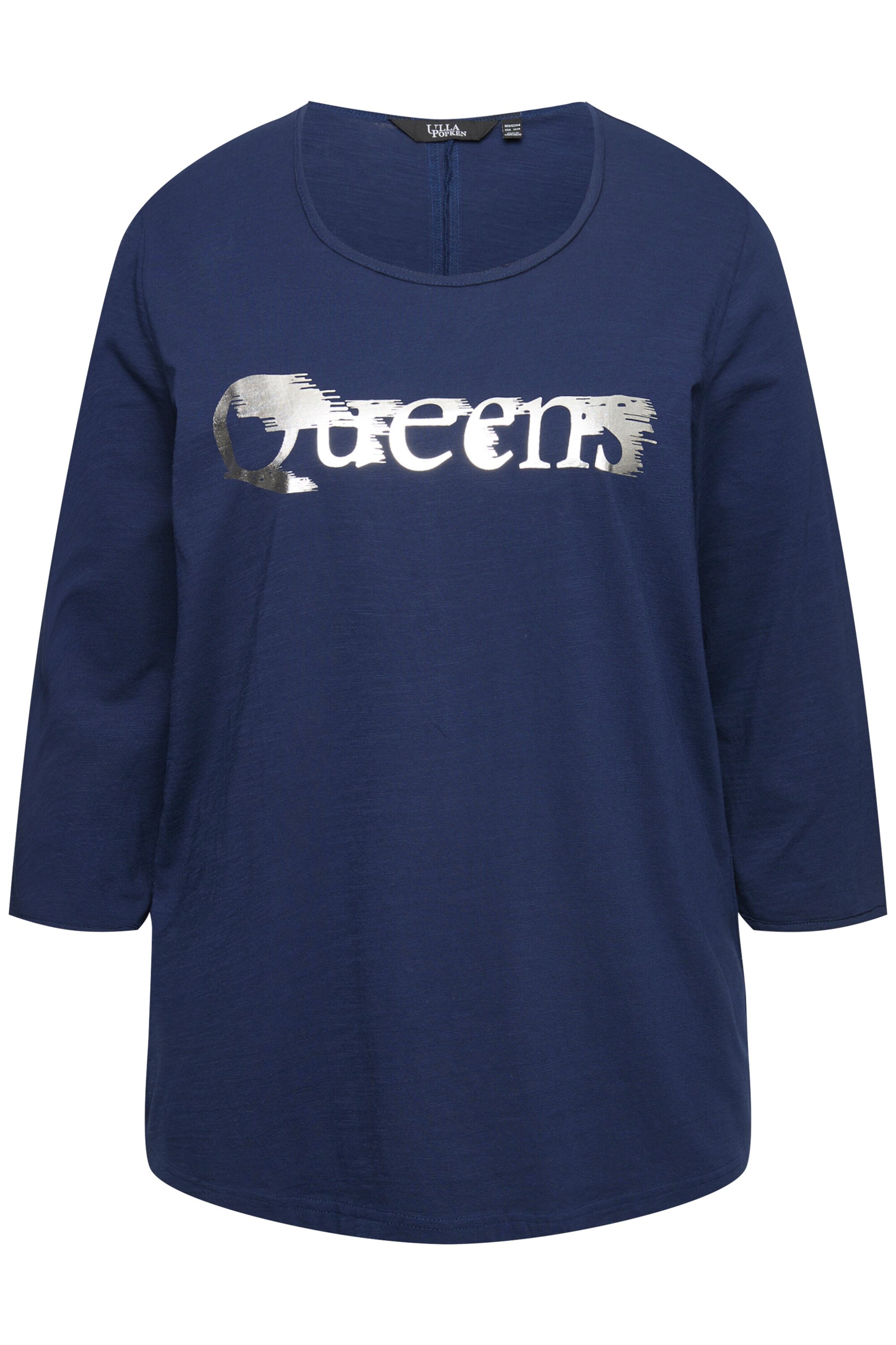 Ulla Popken Shirt in Blauw: voorkant