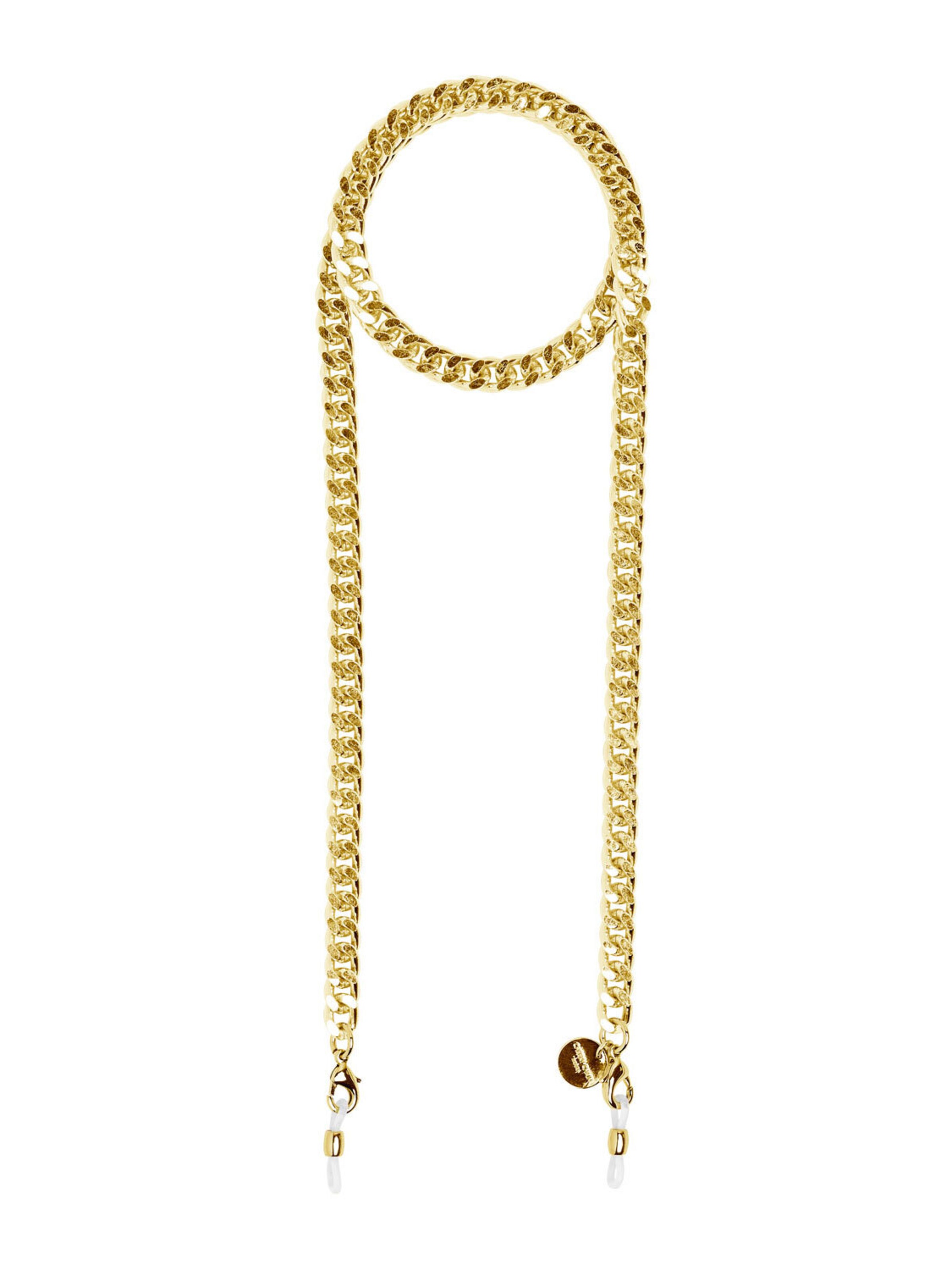 Cheeky Chain Munich Brillenkette 'A$ap' in Gold: Vorderseite