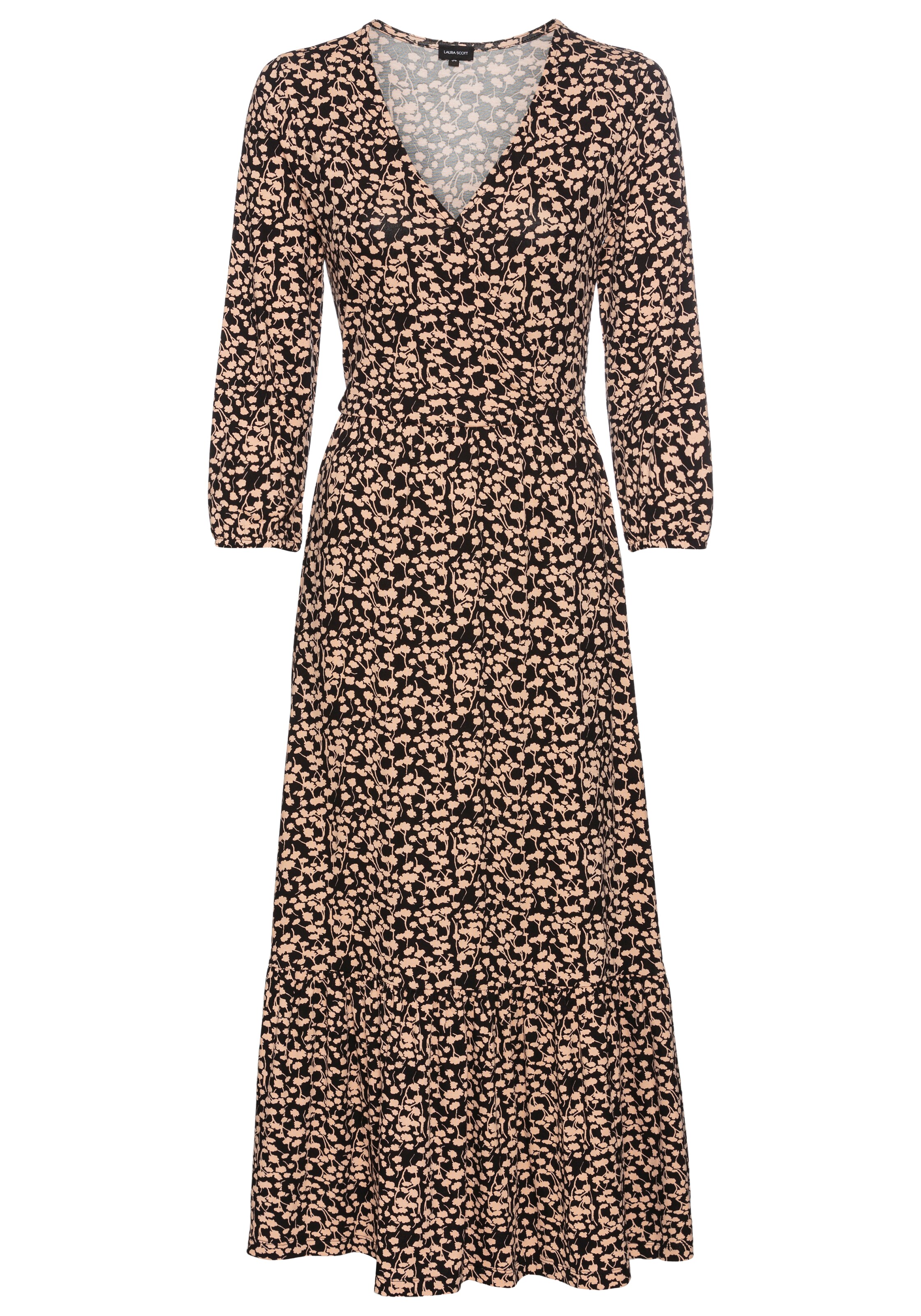 LAURA SCOTT Blusenkleid in Beige: Vorderseite