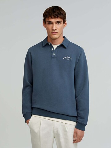 Scalpers Sweatshirt in Blau: Vorderseite