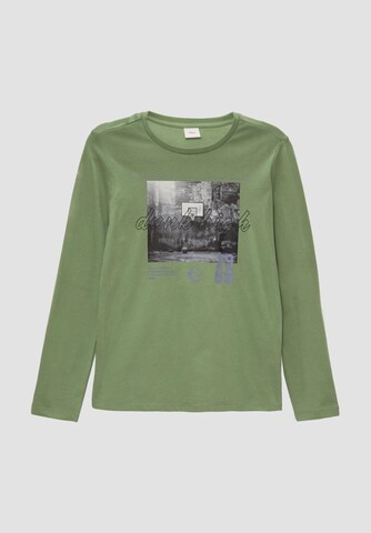T-Shirt s.Oliver en vert : devant