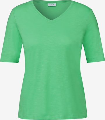 CECIL T-Shirt im Tunika-Look in Grün: Vorderseite