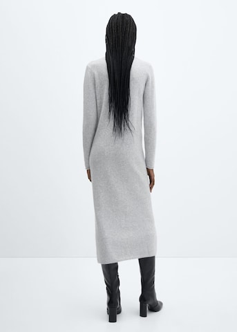 MANGO Knitted dress 'SEEDS' in Grey