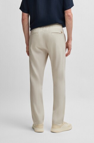 BOSS Regular Hose 'Sanderson-L' in Beige