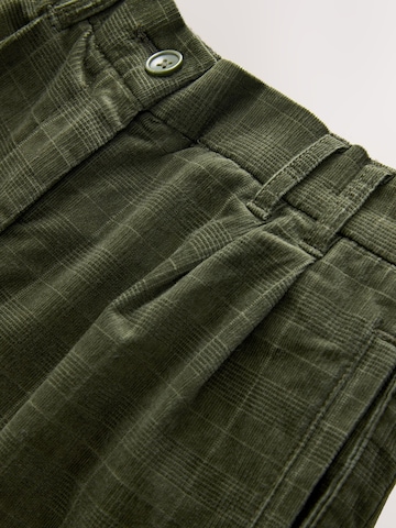 Next Wide leg Bandplooibroek in Groen