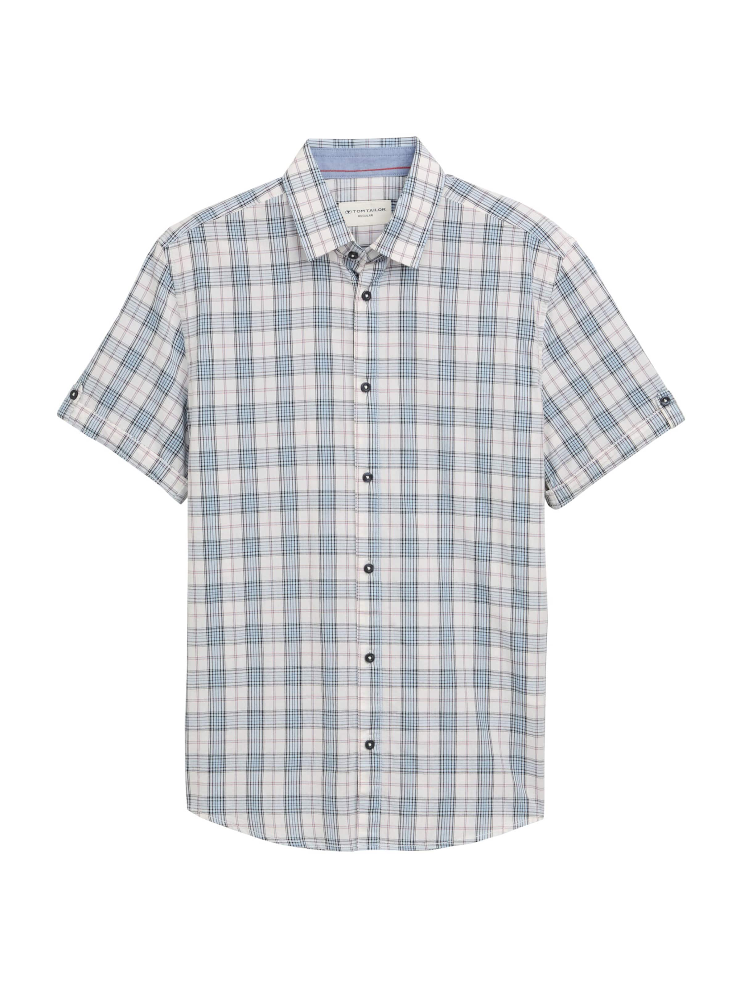 TOM TAILOR Средняя посадка Рубашка в Синий: спереди