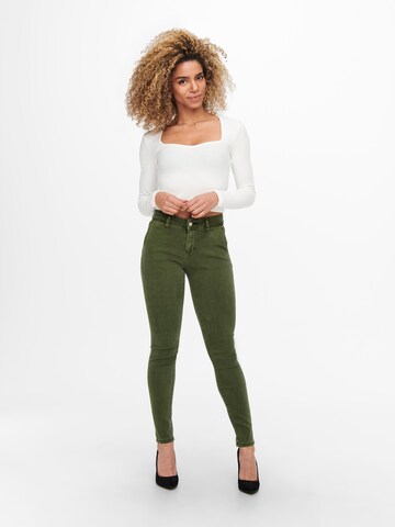 ONLY Skinny Jeans 'Blush' i grøn