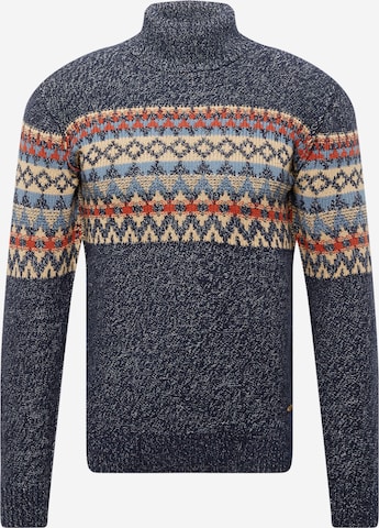 INDICODE JEANS Sweater 'Tarly' in Blue: front