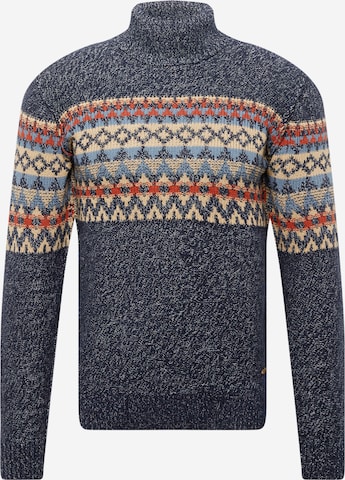 INDICODE JEANS Pullover 'Tarly' in Blau: predná strana