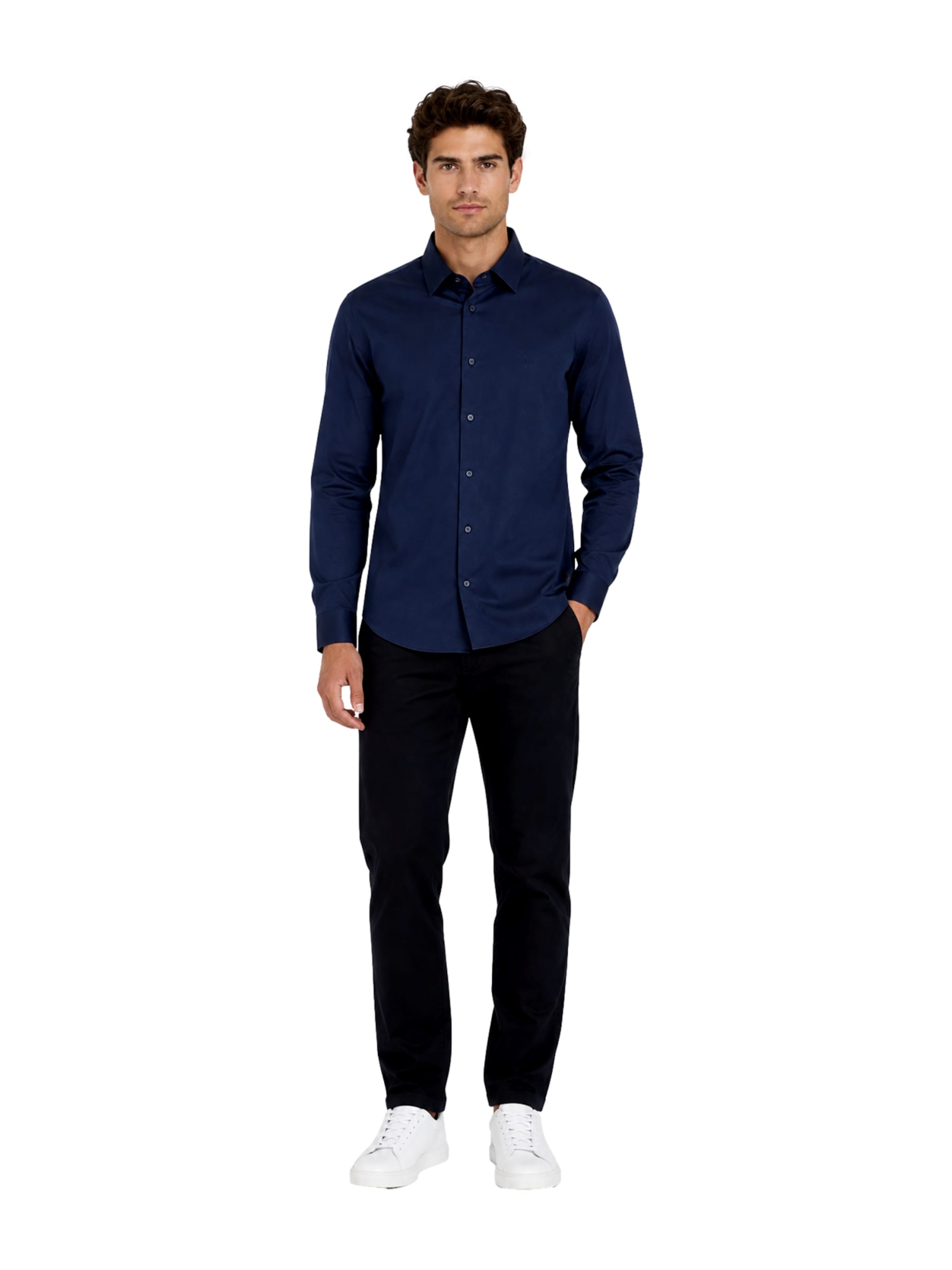 Regular fit Camicia di Emporio Armani in blu