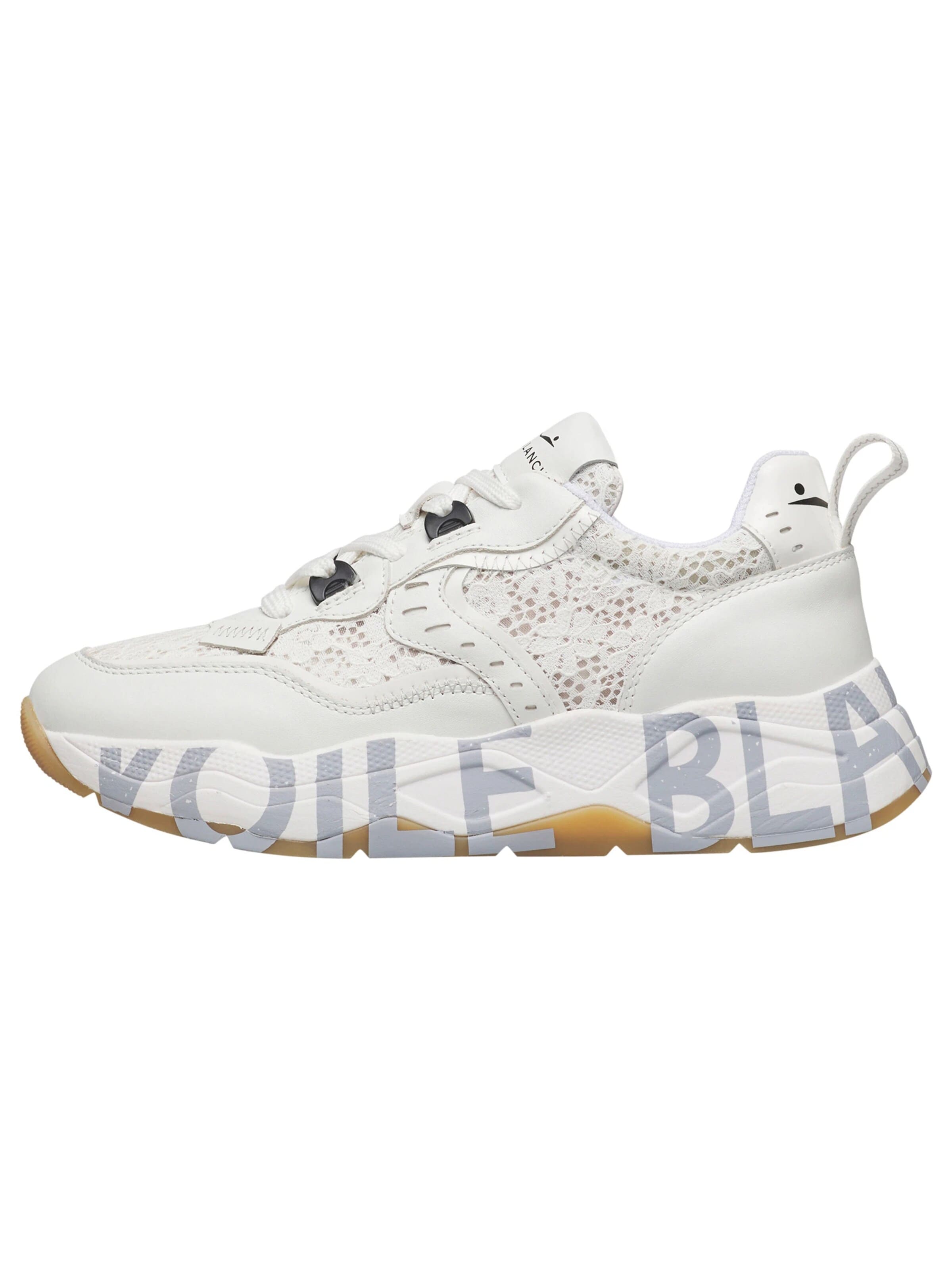 Voile blanche Lace-Up Shoes 'CLUB105.' in White: front