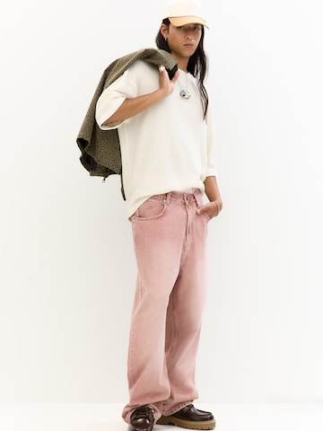 Pull&Bear Пуловер в бяло