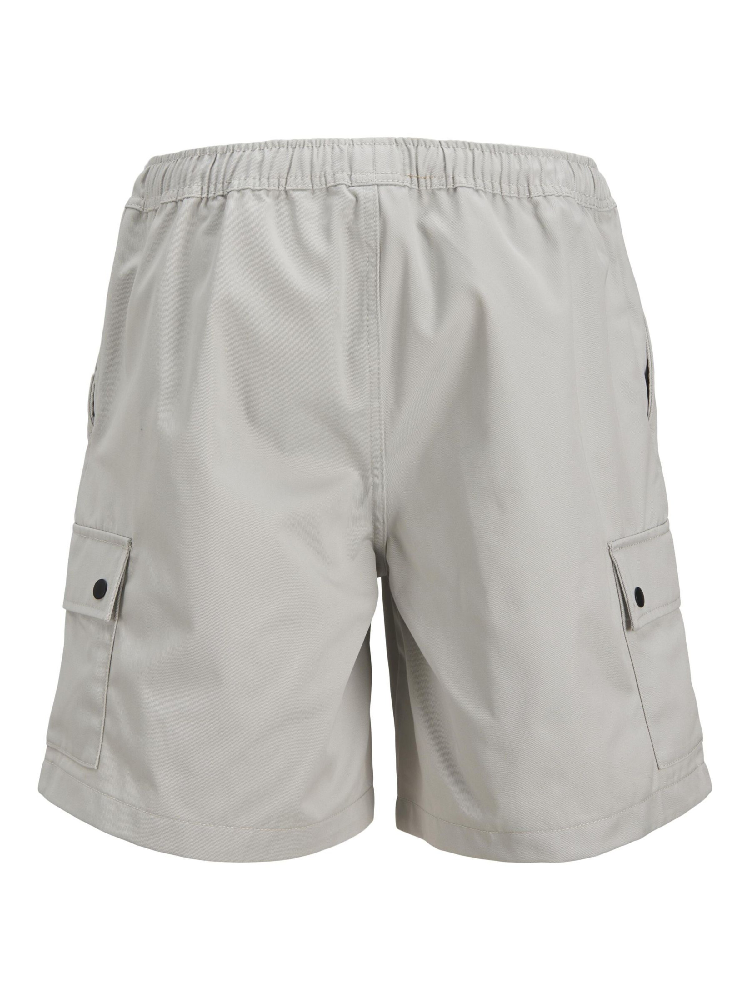 JACK & JONES Wide Leg Shorts 'JPSTBill' in Grau