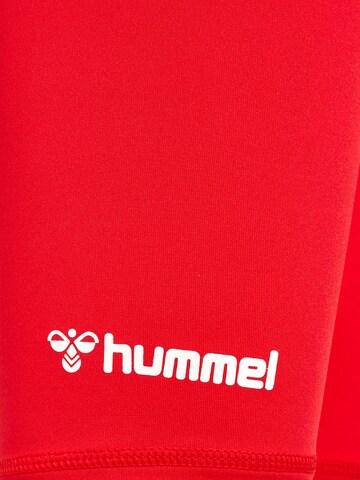 Hummel Skinny Sports trousers 'Essential' in Red