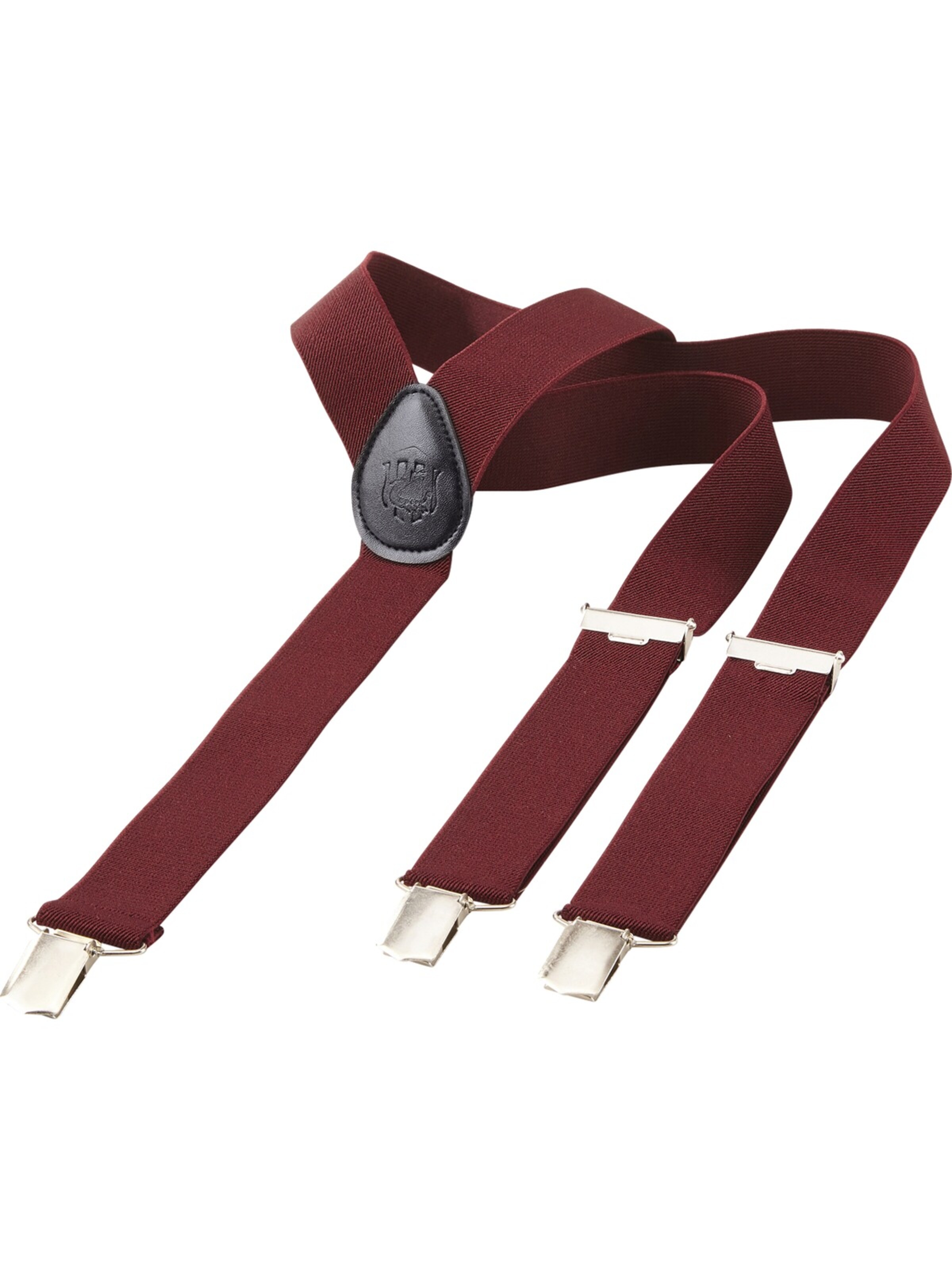 Jan Vanderstorm Hosenträger in Rot: Vorderseite