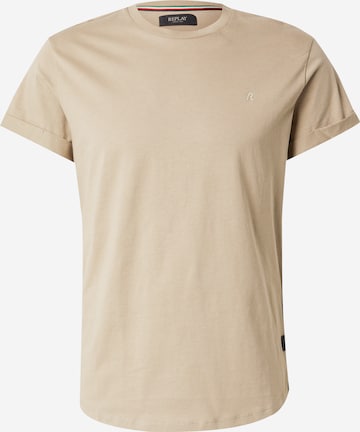 REPLAY Tričko – šedá: přední strana