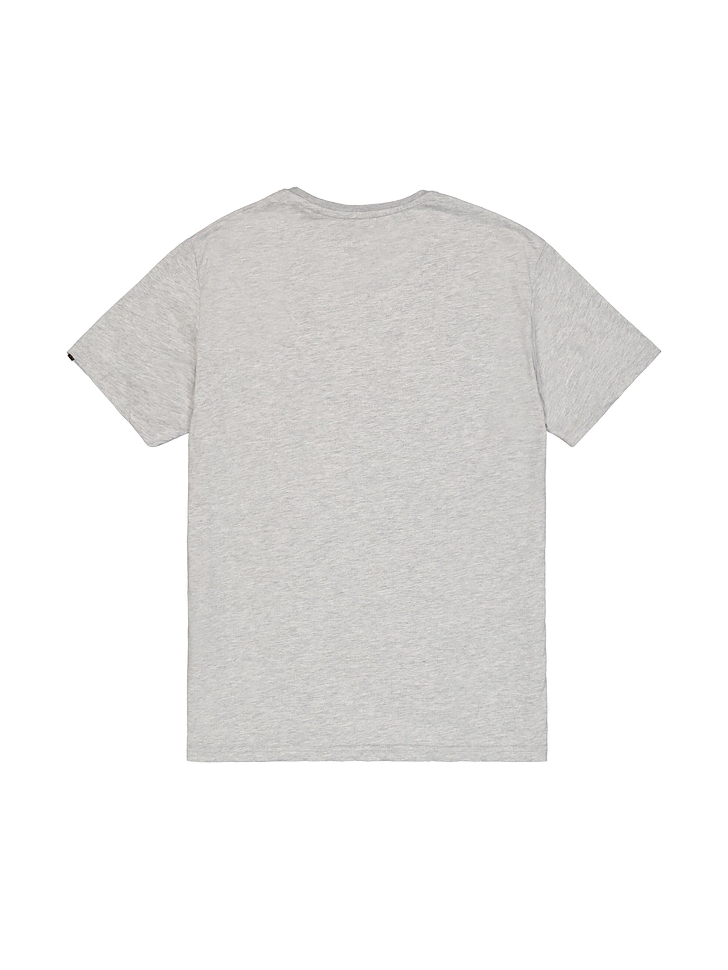 ALPHA INDUSTRIES Regular fit Shirt 'Basic Small Logo' in Grey