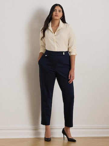 Regular Pantaloni 'Zinlean' de la Lauren Ralph Lauren Plus pe albastru